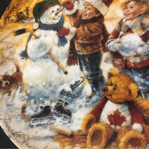 Collectible plate by Stewart Sherwood - The joys of childhood - Picture 2 of 3